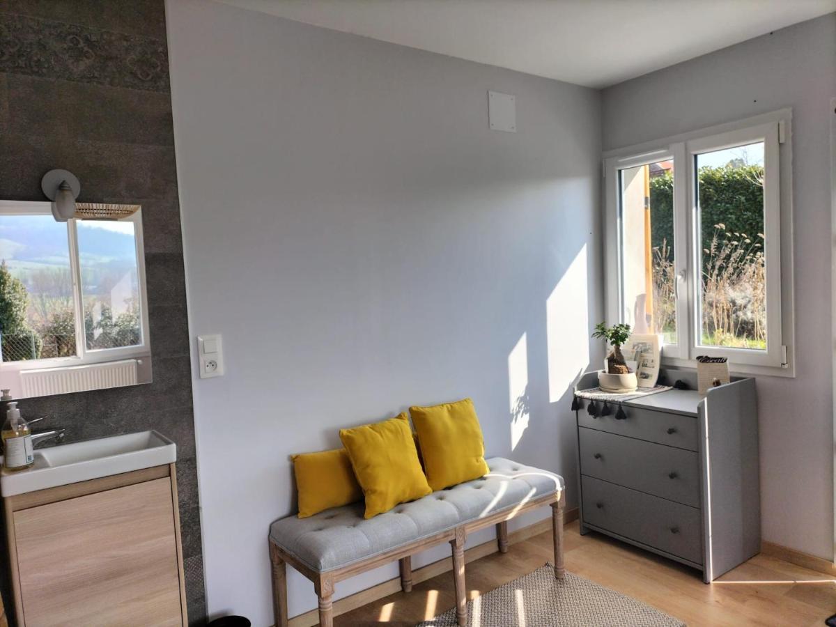 Agreable Chambre Meublee, Vue Sur La Vallee De L'Auxois Villy-en-Auxois Exterior photo
